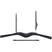 Equiline Kopfstück Light Anatomisch 3 Tie Schwarz Equiline Kopfstück Light Anatomisch 3 Tie Schwarz