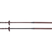 Equiline Zügel Gummi/Leder Braun Equiline Zügel Gummi/Leder Braun
