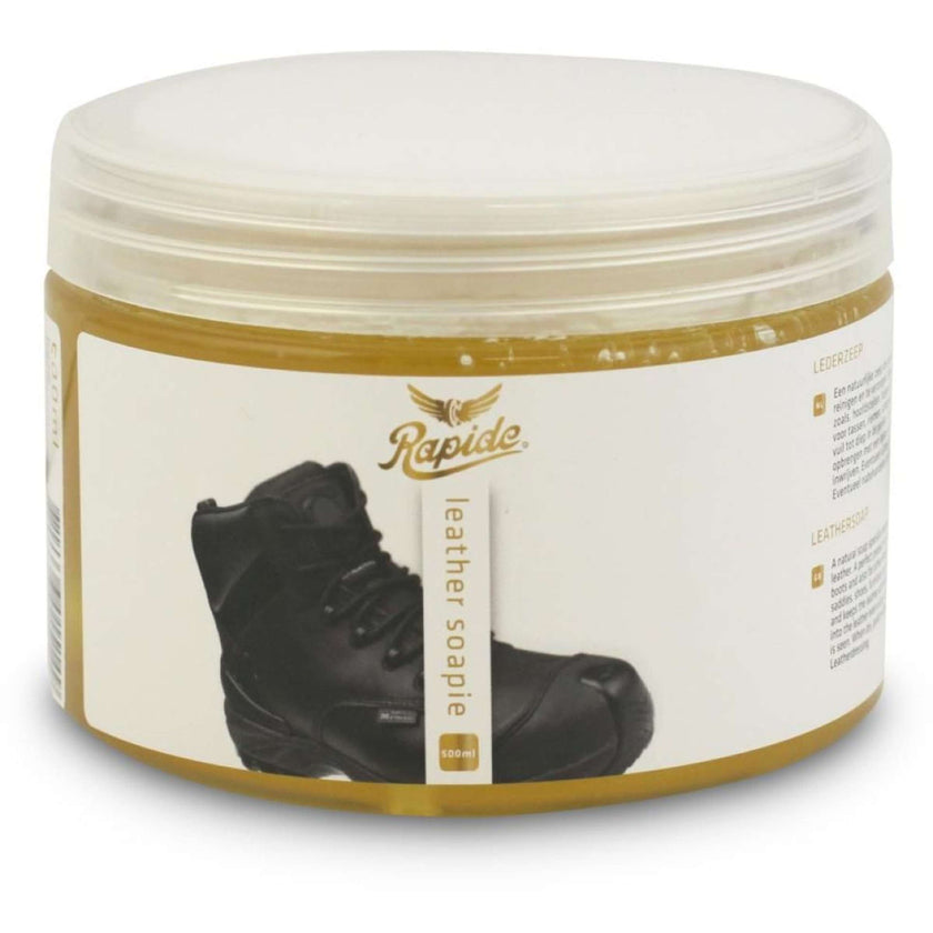Rapide Sattelseife Leather Soapie mit Schwamm Beige Rapide Sattelseife Leather Soapie mit Schwamm Beige