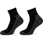 Stapp Yellow Socken Quarter Schwarz Stapp Yellow Socken Quarter Schwarz