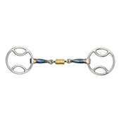 Shires Sweet Iron Bevel mit Rollschnalle Blau Sweet Iron Shires Sweet Iron Bevel mit Rollschnalle Blau Sweet Iron