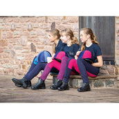Wessex by Shires Jodhpur Reithose Girls Schwarz/Lila Wessex by Shires Jodhpur Reithose Girls Schwarz/Lila