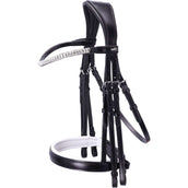 Schockemöhle Kandarenzaum Brindisi Schwarz/Weiß/Silber Schockemöhle Kandarenzaum Brindisi Schwarz/Weiß/Silber