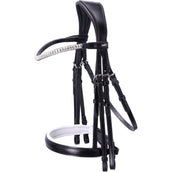 Schockemöhle Kandarenzaum Brindisi Schwarz/Weiß/Silber Schockemöhle Kandarenzaum Brindisi Schwarz/Weiß/Silber
