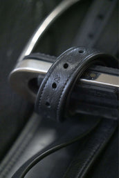 Schockemöhle Steigbügelriemen Colorado Soft Schwarz/Silber Schockemöhle Steigbügelriemen Colorado Soft Schwarz/Silber