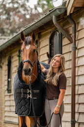 Velder Horsewear Premium Showdecke Satin Glow Black Night Velder Horsewear Premium Showdecke Satin Glow Black Night