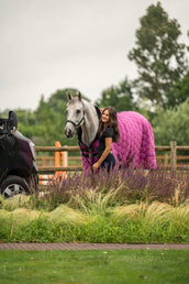 Velder Horsewear Premium Showdecke Satin Glow Dutch Raspberry Velder Horsewear Premium Showdecke Satin Glow Dutch Raspberry