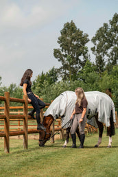 Velder Horsewear Premium Fliegendecke Pearl Grey Velder Horsewear Premium Fliegendecke Pearl Grey