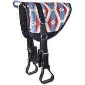 Waldhausen Bareback Pad Blau Rot Waldhausen Bareback Pad Blau Rot