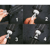 Waldhausen Soll-Bruch-Gummis Safe-Gum für T-Verschlüsse Silber Grau Waldhausen Soll-Bruch-Gummis Safe-Gum für T-Verschlüsse Silber Grau