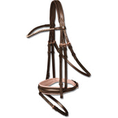 Waldhausen Trense X-Line Rosé Englisch Kombiniert Braun Waldhausen Trense X-Line Rosé Englisch Kombiniert Braun