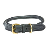 WeatherBeeta Dog Collar Rolled Leather Schwarz WeatherBeeta Dog Collar Rolled Leather Schwarz