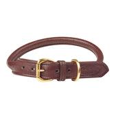 WeatherBeeta Dog Collar Rolled Leather Braun WeatherBeeta Dog Collar Rolled Leather Braun