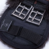 Werner Christ Dressurgurt Anatomic mit Fell Braun/Braun Werner Christ Dressurgurt Anatomic mit Fell Braun/Braun