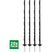 Agradi Power Weidepfahl Classic Doppel 125cm 20 Stück Schwarz Agradi Power Weidepfahl Classic Doppel 125cm 20 Stück Schwarz