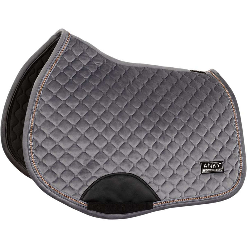 ANKY Schabracke Velvet Stones Springen Steel Grey ANKY Schabracke Velvet Stones Springen Steel Grey