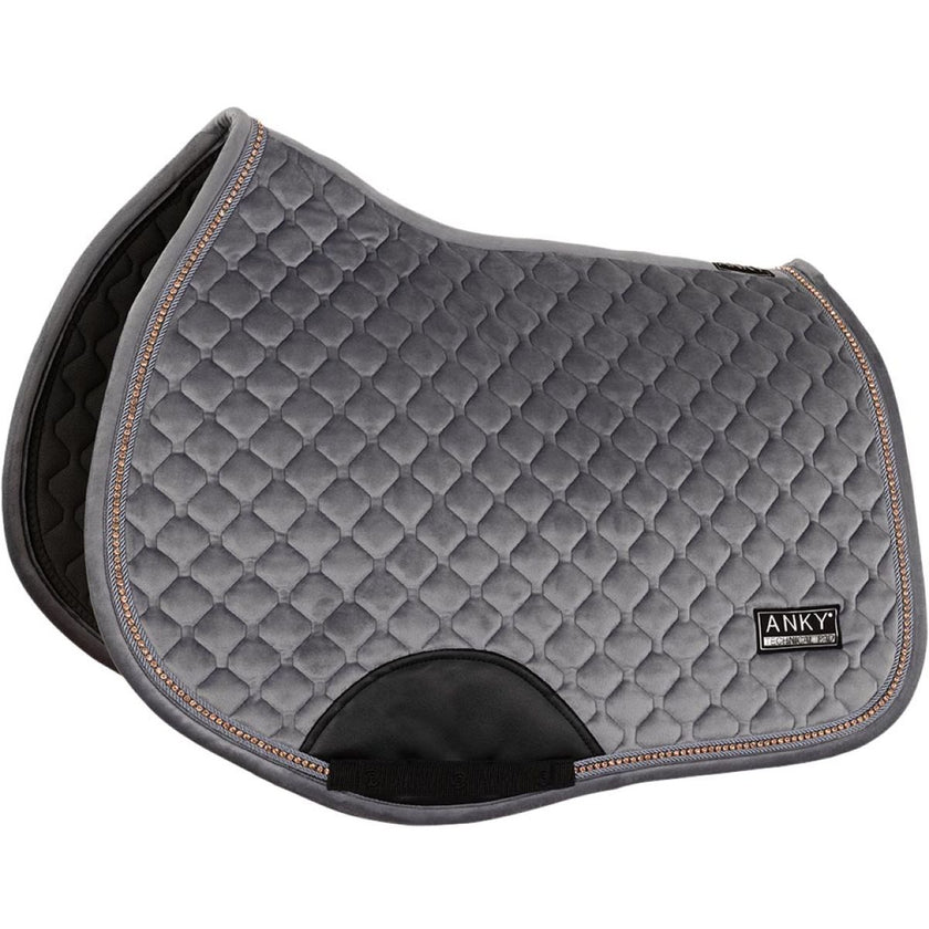ANKY Schabracke Velvet Stones Springen Steel Grey ANKY Schabracke Velvet Stones Springen Steel Grey