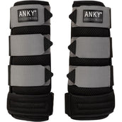 ANKY 3- in 1 Beinschoner 3D Mesh Black/Steel Grey ANKY 3- in 1 Beinschoner 3D Mesh Black/Steel Grey