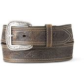 Ariat Gürtel Tooled Double Stitched Braun Ariat Gürtel Tooled Double Stitched Braun