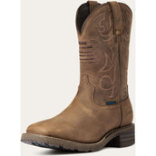 Ariat Western Boots Hybrid Patriot H2O Herren Distressed Brown Ariat Western Boots Hybrid Patriot H2O Herren Distressed Brown