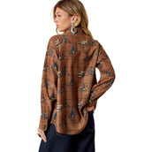 Ariat Bluse Homestyle Damen Braun Ariat Bluse Homestyle Damen Braun