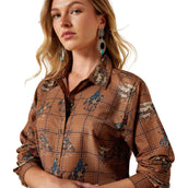 Ariat Bluse Homestyle Damen Braun Ariat Bluse Homestyle Damen Braun