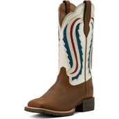 Ariat Westernstiefel Hybrid Ranchwork Venttek Damen Distressed Brown/Crema Ariat Westernstiefel Hybrid Ranchwork Venttek Damen Distressed Brown/Crema