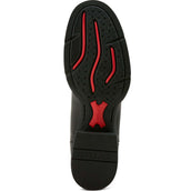 Ariat Westernstiefel Round Up Stretchfit Damen Black Deertan/Garnet Emboss Ariat Westernstiefel Round Up Stretchfit Damen Black Deertan/Garnet Emboss