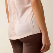Ariat T-Shirt Breathe 1/2 Zip Damen Sepia Rose Ariat T-Shirt Breathe 1/2 Zip Damen Sepia Rose