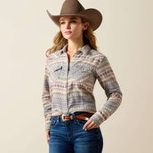 Ariat Bluse Arizona Western Damen Ombre Blue Southwest Ariat Bluse Arizona Western Damen Ombre Blue Southwest