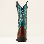 Ariat Westernstiefel Round Up Holly Damen Beasty Brown/Metallic Sea Ariat Westernstiefel Round Up Holly Damen Beasty Brown/Metallic Sea