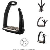 Acavallo Steigbügel REL-X Easy Schwarz Acavallo Steigbügel REL-X Easy Schwarz