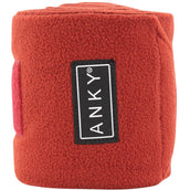 ANKY Bandagen ATB232001 Fleece Dark Scarlet ANKY Bandagen ATB232001 Fleece Dark Scarlet