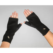 Back on Track Handschuhe Gloria ohne Finger Schwarz Back on Track Handschuhe Gloria ohne Finger Schwarz