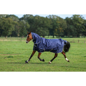 Bucas Freedom Turnout Full Neck 300g Navy/Silber Bucas Freedom Turnout Full Neck 300g Navy/Silber
