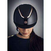 Charles Owen Reithelm Kylo Sparkly MIPS Black Gloss/Rose Gold Charles Owen Reithelm Kylo Sparkly MIPS Black Gloss/Rose Gold