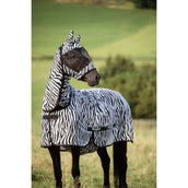 RugBe by Covalliero Fliegenmaske mit Ohrbedeckung Schwarz Zebra RugBe by Covalliero Fliegenmaske mit Ohrbedeckung Schwarz Zebra