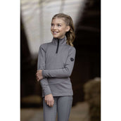 Covalliero Shirt AW25 Kids Lange Ärmel Steel Grey Covalliero Shirt AW25 Kids Lange Ärmel Steel Grey