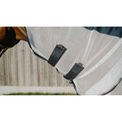 EQUITHÈME Fliegendecke Flycool Combo mit Halsteil Navy/Weiß EQUITHÈME Fliegendecke Flycool Combo mit Halsteil Navy/Weiß