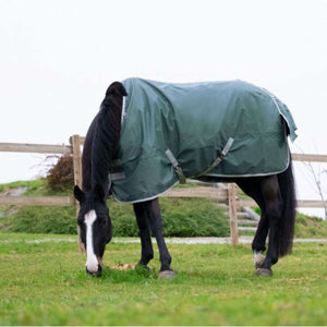 EQUITHÈME Regendecke Tyrex 600D Recycelt 0g Grün EQUITHÈME Regendecke Tyrex 600D Recycelt 0g Grün