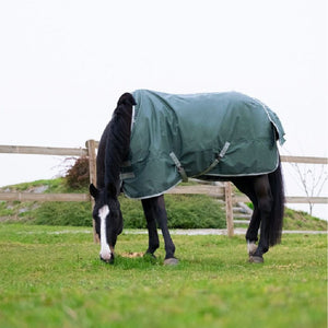 EQUITHÈME Outdoordecke Tyrex 600D 150g Recycelt Grün EQUITHÈME Outdoordecke Tyrex 600D 150g Recycelt Grün