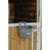 Hippotonic Futtertrog mit Henkel Dunkelgrau Hippotonic Futtertrog mit Henkel Dunkelgrau