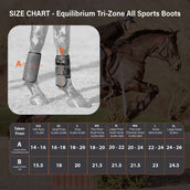 Equilibrium Gamaschen Tri-Zone All Sports Schwarz Equilibrium Gamaschen Tri-Zone All Sports Schwarz