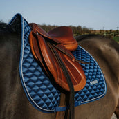EQUITHÈME Schabracke Nacre Springen Stahlblau EQUITHÈME Schabracke Nacre Springen Stahlblau