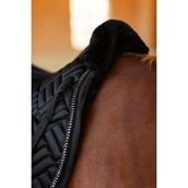 Equestrian Stockholm Schabracke Vegan Fur Springen Crystal Black Equestrian Stockholm Schabracke Vegan Fur Springen Crystal Black