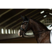 Equestrian Stockholm Fliegenhaube Padded Clean Black Equestrian Stockholm Fliegenhaube Padded Clean Black