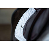 Equestrian Stockholm Schabracke Modern Springen White Silver Equestrian Stockholm Schabracke Modern Springen White Silver