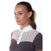 Equestrian Stockholm Turniershirt Crystal Champion Weiß/Dark Purple Equestrian Stockholm Turniershirt Crystal Champion Weiß/Dark Purple