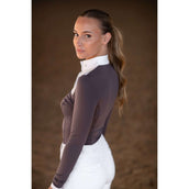 Equestrian Stockholm Turniershirt Fine Line Weiß/Dark Purple Equestrian Stockholm Turniershirt Fine Line Weiß/Dark Purple