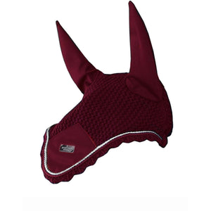 Equestrian Stockholm Fliegenhaube Bordeaux Equestrian Stockholm Fliegenhaube Bordeaux